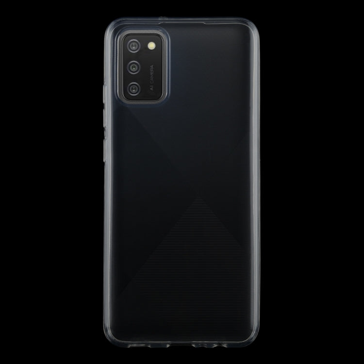 For Samsung Galaxy A02s 0.75mm Ultra-thin Transparent TPU Soft Protective Case