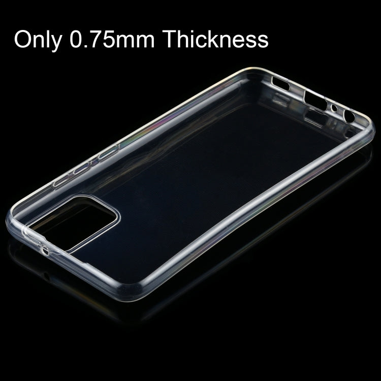 For Samsung Galaxy A02s 0.75mm Ultra-thin Transparent TPU Soft Protective Case