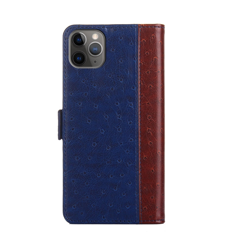For iPhone 11 Pro Ostrich Texture PU + TPU Horizontal Flip Leather Case with Holder & Card Slots & Wallet