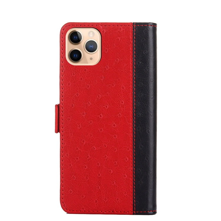 For iPhone 11 Pro Max Ostrich Texture PU + TPU Horizontal Flip Leather Case with Holder & Card Slots & Wallet