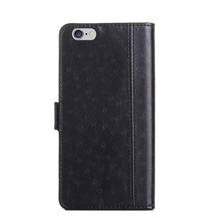 Ostrich Texture PU + TPU Horizontal Flip Leather Case with Holder & Card Slots & Wallet For iPhone 6s