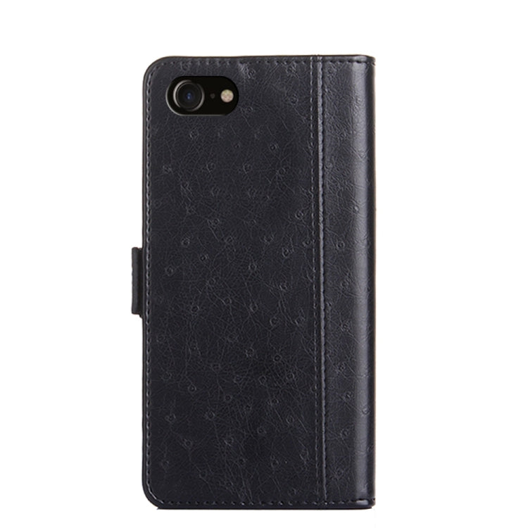 Ostrich Texture PU + TPU Horizontal Flip Leather Case with Holder & Card Slots & Wallet For iPhone 7