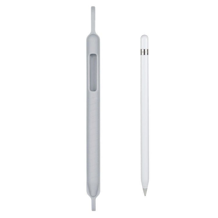 Pure Color Silicone Anti-lost Stylus Protective Case for Apple Pencil 1 / 2