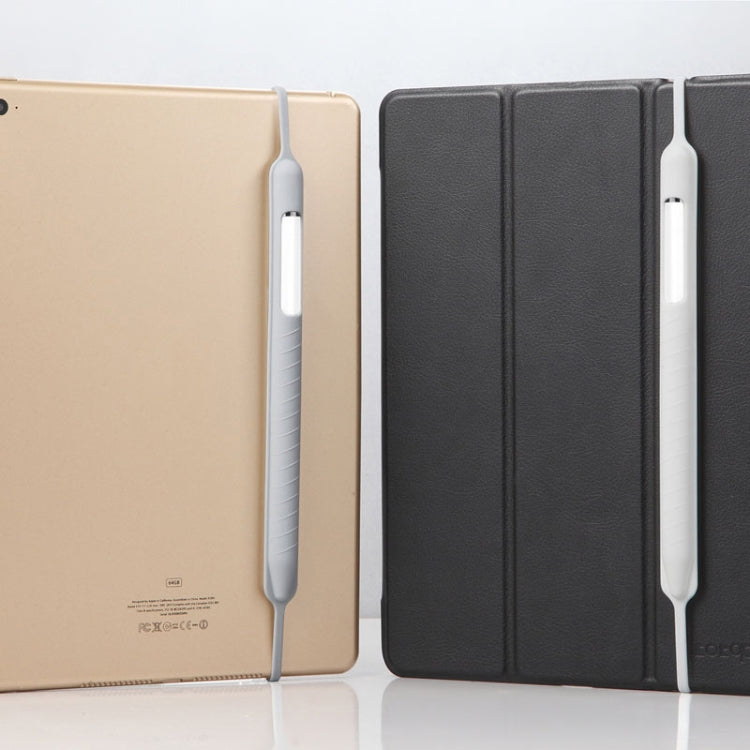 Pure Color Silicone Anti-lost Stylus Protective Case for Apple Pencil 1 / 2