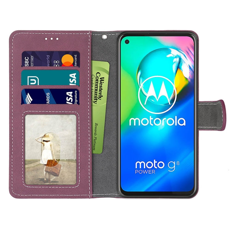 For Motorola Moto G8 Power Retro Frosted Horizontal Flip PU Leather Case with Holder & Card Slots & Wallet & Photo Frame