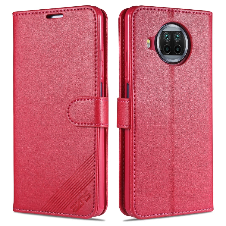 For Xiaomi Mi 10T Lite 5G / Redmi Note 9 Pro 5G AZNS Sheepskin Texture Horizontal Flip Leather Case with Holder & Card Slots & Wallet
