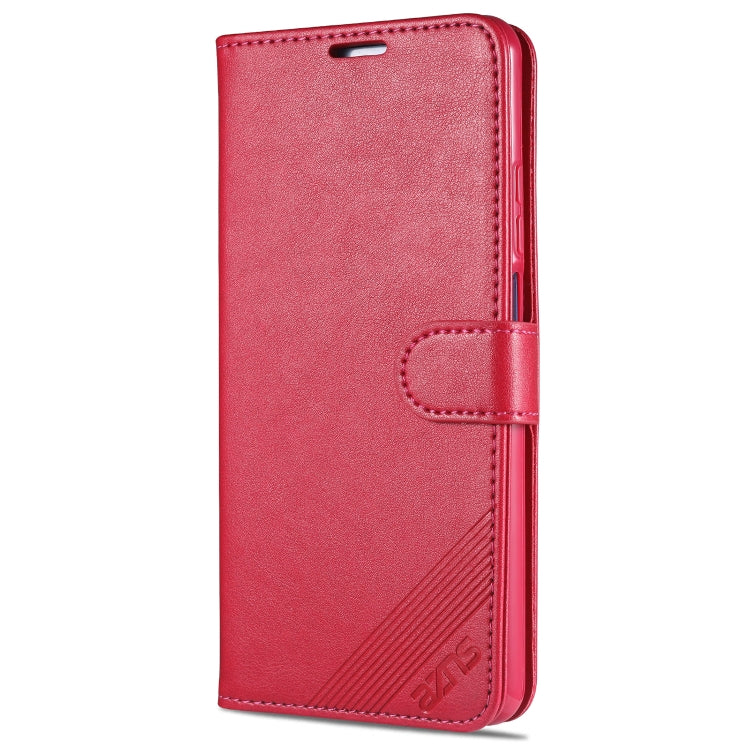 For Xiaomi Mi 10T Lite 5G / Redmi Note 9 Pro 5G AZNS Sheepskin Texture Horizontal Flip Leather Case with Holder & Card Slots & Wallet