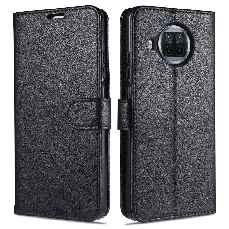 For Xiaomi Mi 10T Lite 5G / Redmi Note 9 Pro 5G AZNS Sheepskin Texture Horizontal Flip Leather Case with Holder & Card Slots & Wallet