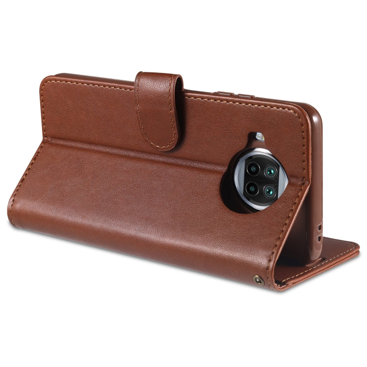 For Xiaomi Mi 10T Lite 5G / Redmi Note 9 Pro 5G AZNS Sheepskin Texture Horizontal Flip Leather Case with Holder & Card Slots & Wallet