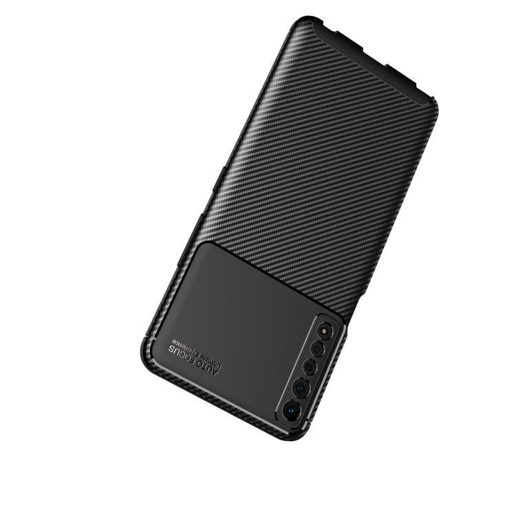 For LG Stylo 7 4G Carbon Fiber Texture Shockproof TPU Case