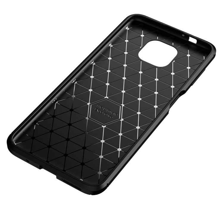 For Motorola Moto G Power (2021) Carbon Fiber Texture Shockproof TPU Case