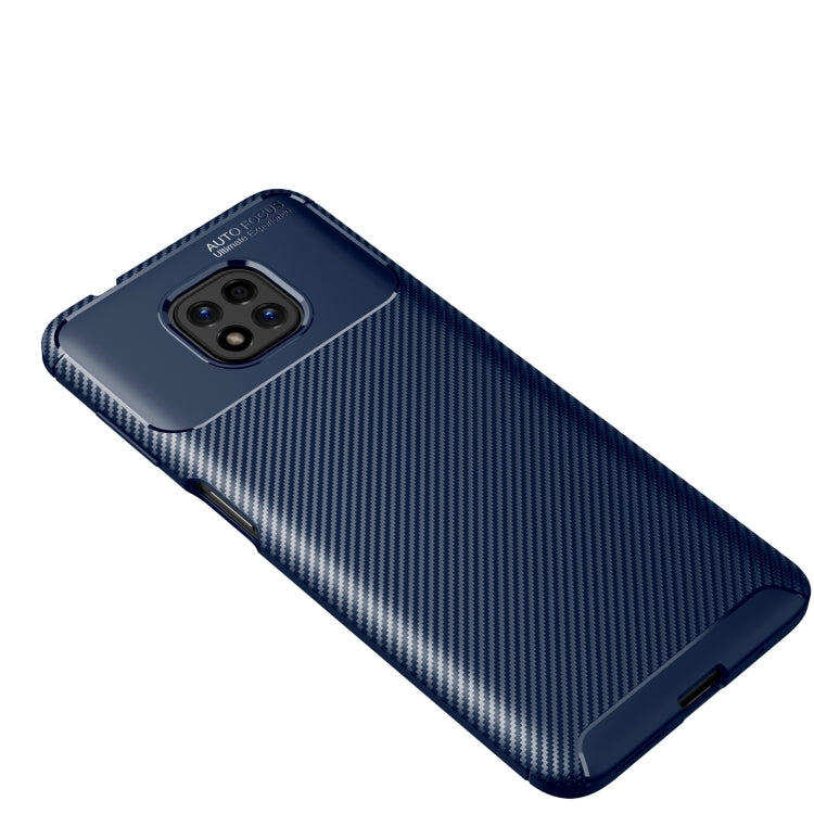 For Motorola Moto G Power (2021) Carbon Fiber Texture Shockproof TPU Case