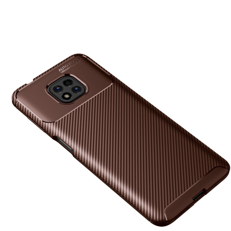 For Motorola Moto G Power (2021) Carbon Fiber Texture Shockproof TPU Case