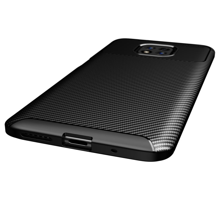 For Motorola Moto G Power (2021) Carbon Fiber Texture Shockproof TPU Case