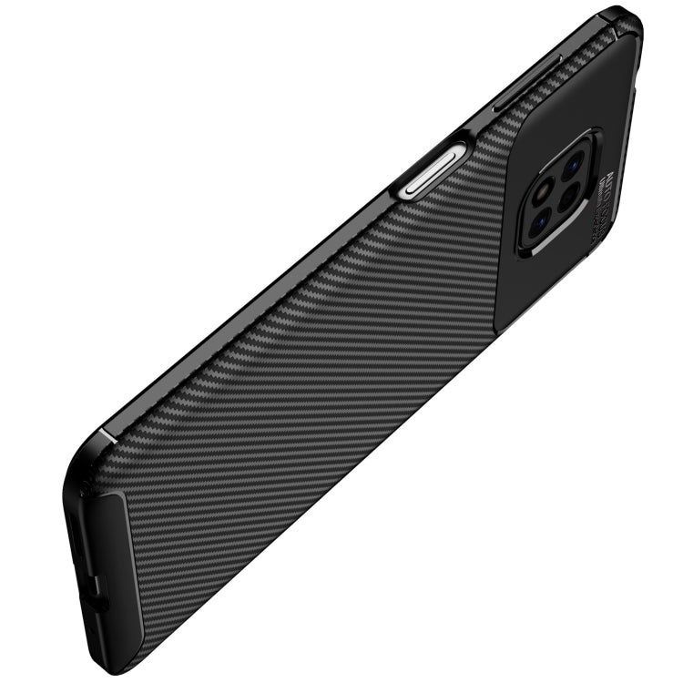 For Motorola Moto G Power (2021) Carbon Fiber Texture Shockproof TPU Case