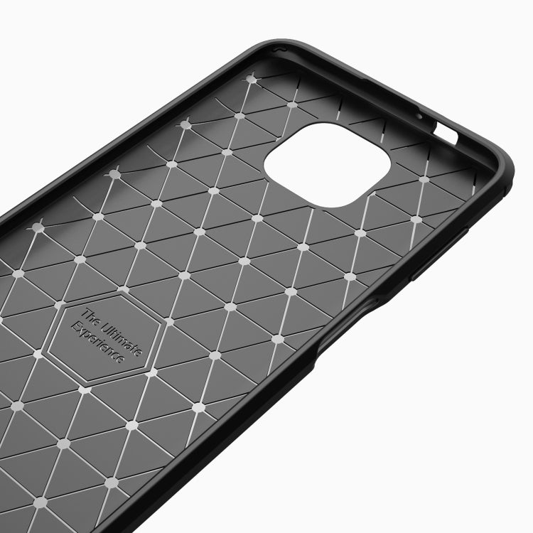 For Motorola Moto G Power (2021) Brushed Texture Carbon Fiber TPU Case