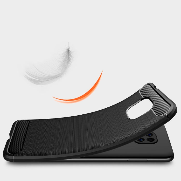 For Motorola Moto G Power (2021) Brushed Texture Carbon Fiber TPU Case