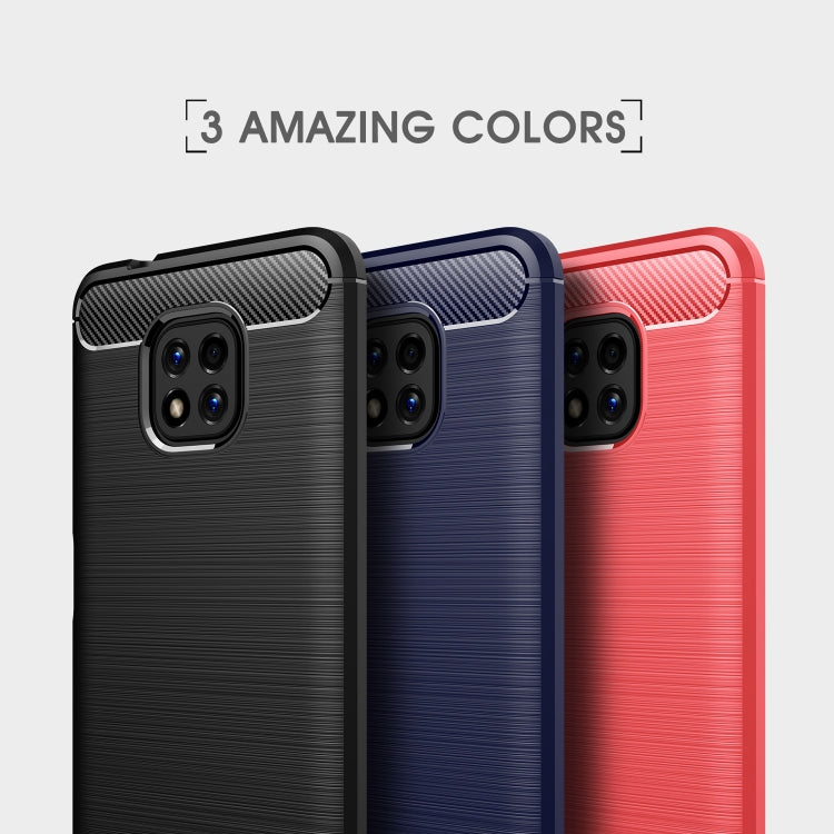 For Motorola Moto G Power (2021) Brushed Texture Carbon Fiber TPU Case