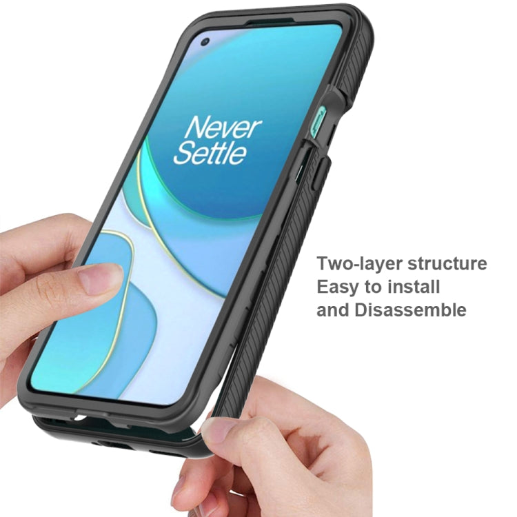 For OnePlus 9 Starry Sky Solid Color Series Shockproof PC + TPU Protective Case
