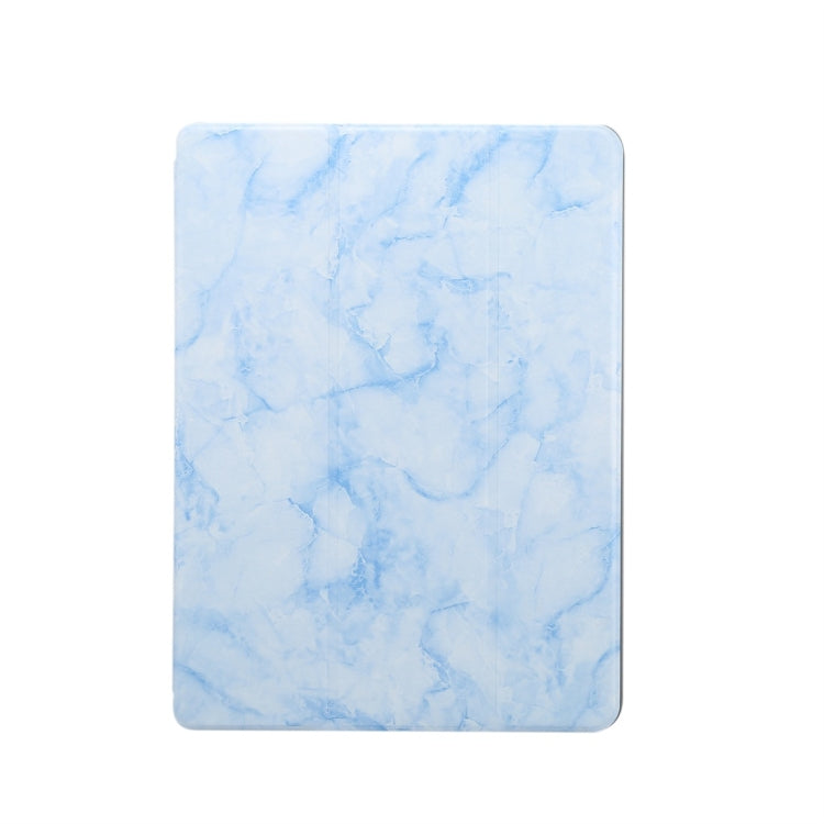 For iPad 10.2 inch Marble Texture Pattern Horizontal Flip Leather Case, with Three-folding Holder & Pen Slot & Sleep / Wake-up Function