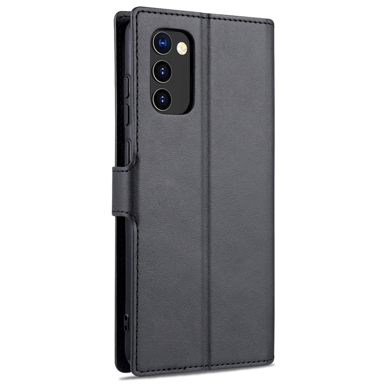 For Samsung Galaxy A02s (EU Version) AZNS Calf Texture Horizontal Flip Leather Case with Holder & Card Slots & Wallet & Photo Frame