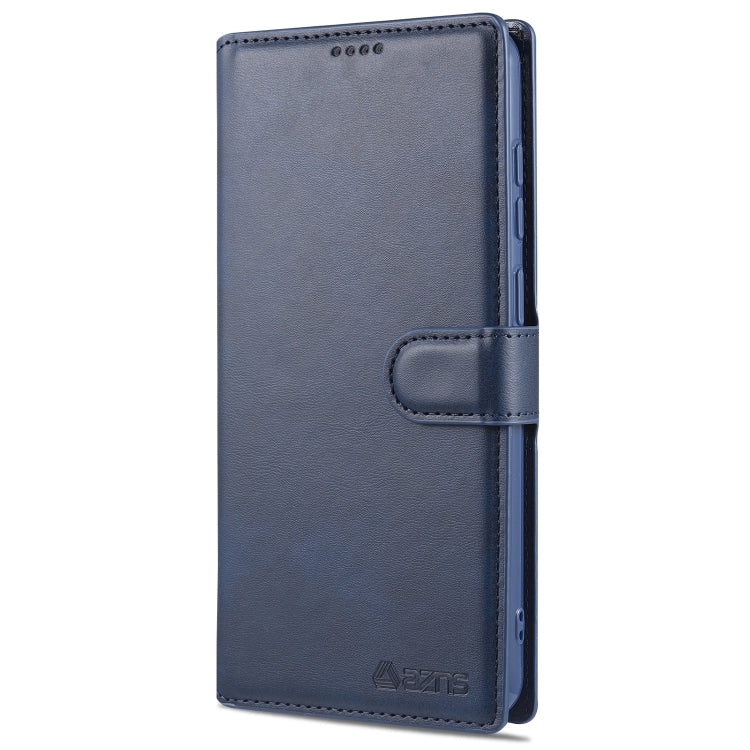 For Samsung Galaxy A02s (EU Version) AZNS Calf Texture Horizontal Flip Leather Case with Holder & Card Slots & Wallet & Photo Frame