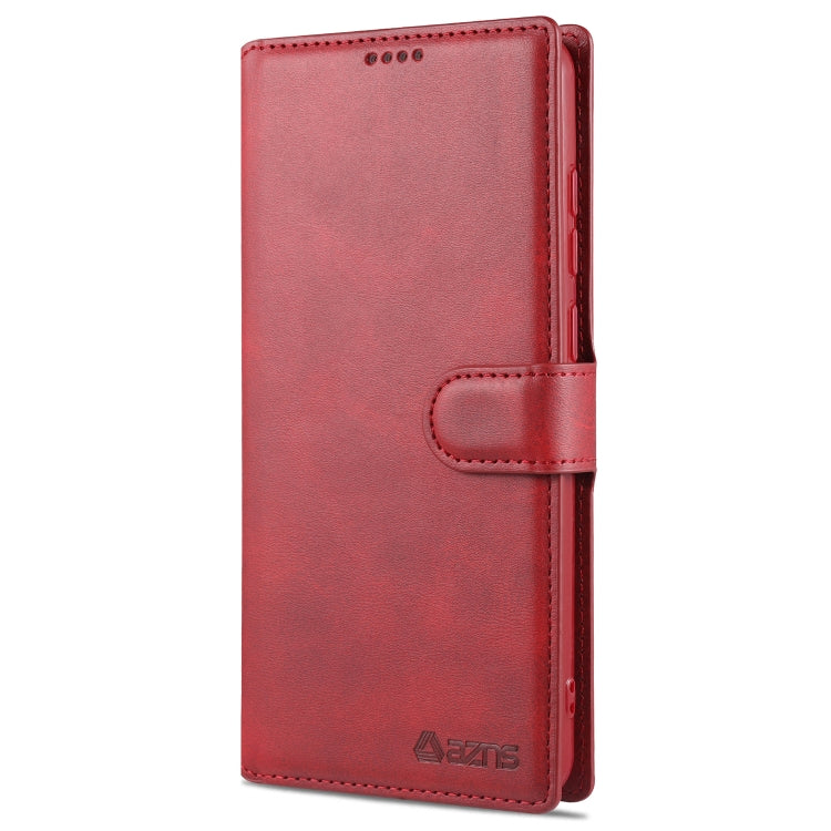 For Samsung Galaxy A02s (EU Version) AZNS Calf Texture Horizontal Flip Leather Case with Holder & Card Slots & Wallet & Photo Frame