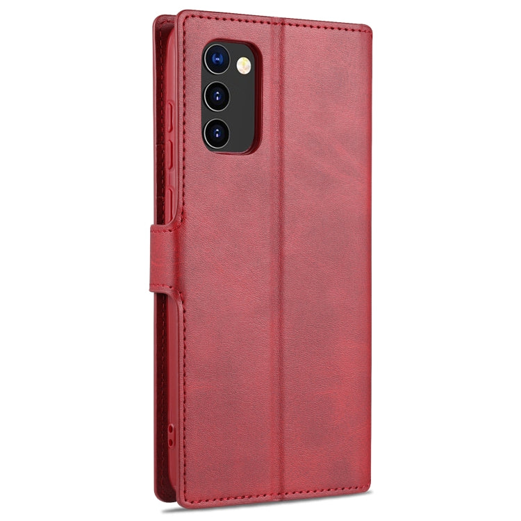 For Samsung Galaxy A02s (EU Version) AZNS Calf Texture Horizontal Flip Leather Case with Holder & Card Slots & Wallet & Photo Frame