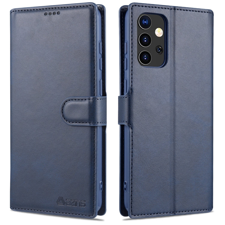 For Samsung Galaxy A52 5G / 4G AZNS Calf Texture Horizontal Flip Leather Case with Holder & Card Slots & Wallet & Photo Frame