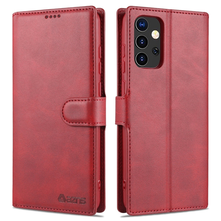 For Samsung Galaxy A52 5G / 4G AZNS Calf Texture Horizontal Flip Leather Case with Holder & Card Slots & Wallet & Photo Frame