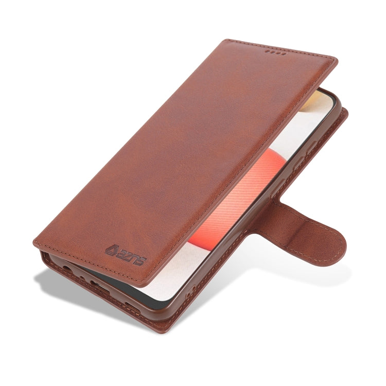 For Samsung Galaxy A72 5G / 4G AZNS Calf Texture Horizontal Flip Leather Case with Holder & Card Slots & Wallet & Photo Frame