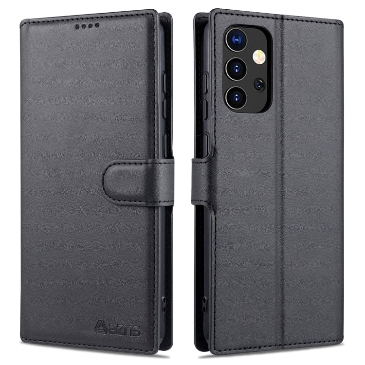 For Samsung Galaxy A72 5G / 4G AZNS Calf Texture Horizontal Flip Leather Case with Holder & Card Slots & Wallet & Photo Frame