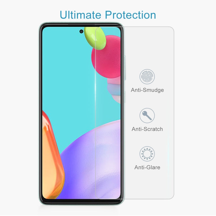 For Samsung Galaxy A52 4G 10 PCS 0.26mm 9H 2.5D Tempered Glass Film