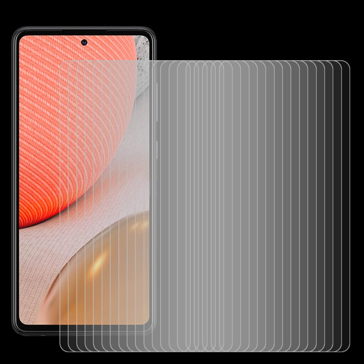For Samsung Galaxy A72 5G / 4G 50 PCS 0.26mm 9H 2.5D Tempered Glass Film