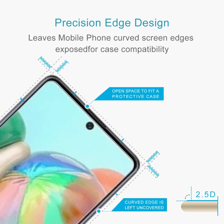 For Samsung Galaxy A72 4G 50 PCS 0.26mm 9H 2.5D Tempered Glass Film