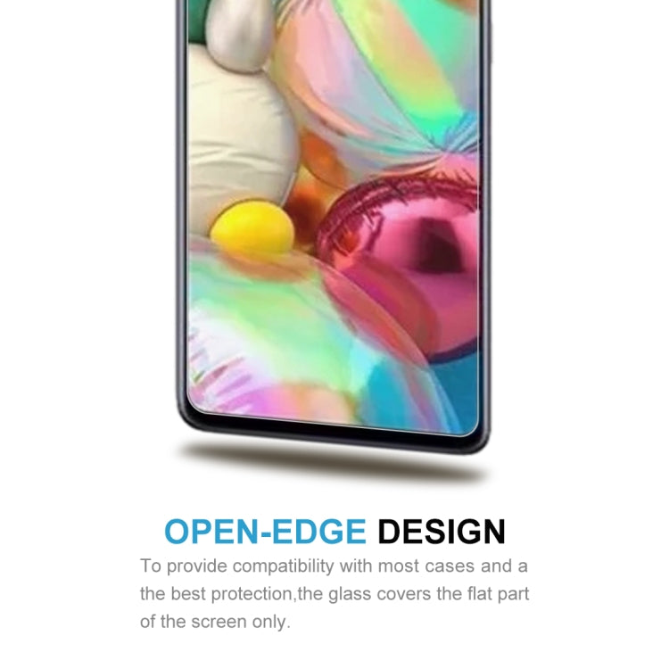 For Samsung Galaxy A72 4G 50 PCS 0.26mm 9H 2.5D Tempered Glass Film