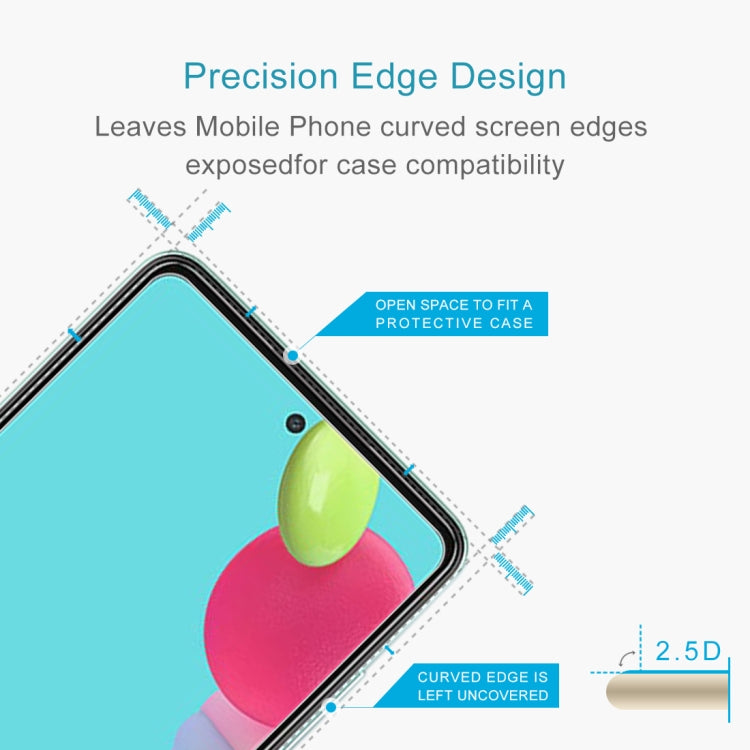 For Samsung Galaxy A52 4G 50 PCS 0.26mm 9H 2.5D Tempered Glass Film