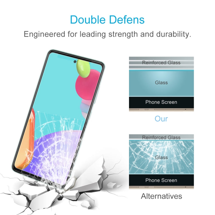 For Samsung Galaxy A52 4G 50 PCS 0.26mm 9H 2.5D Tempered Glass Film