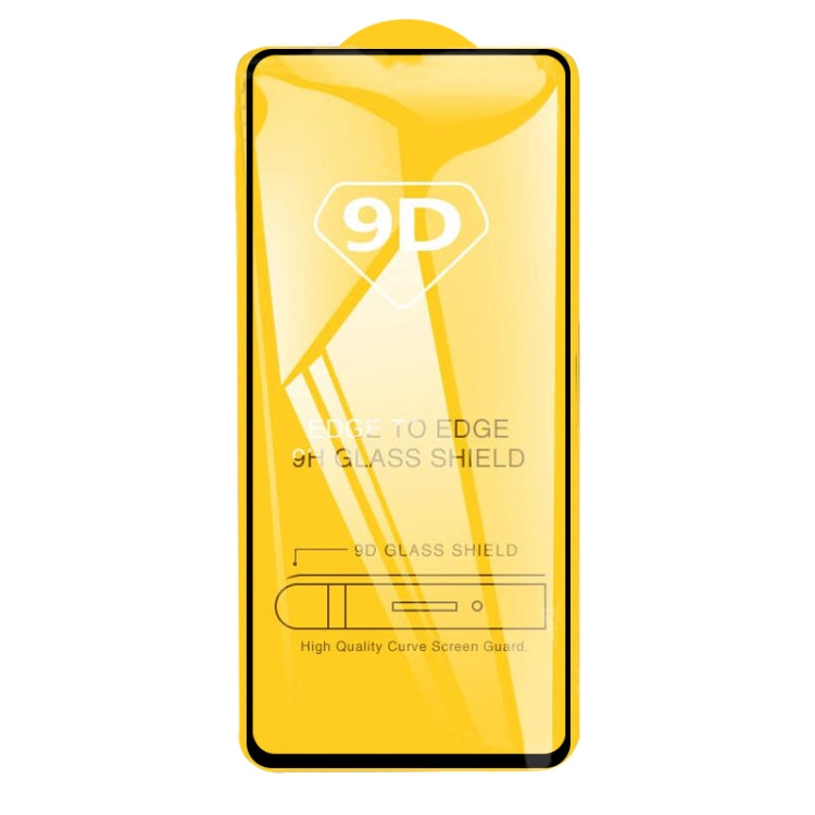 For Samsung Galaxy A72 4G 25 PCS 9D Full Glue Full Screen Tempered Glass Film