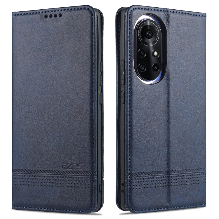For Huawei nova 8 5G AZNS Magnetic Calf Texture Horizontal Flip Leather Case with Card Slots & Holder & Wallet