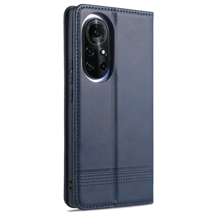 For Huawei nova 8 5G AZNS Magnetic Calf Texture Horizontal Flip Leather Case with Card Slots & Holder & Wallet