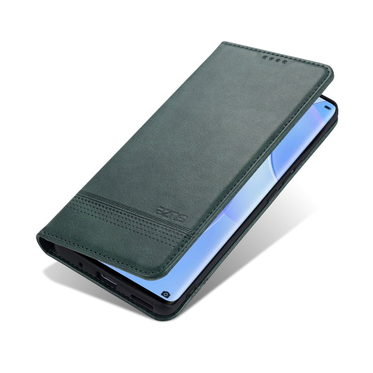 For Huawei nova 8 5G AZNS Magnetic Calf Texture Horizontal Flip Leather Case with Card Slots & Holder & Wallet