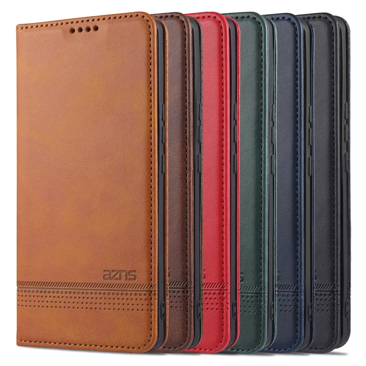 For Huawei nova 8 5G AZNS Magnetic Calf Texture Horizontal Flip Leather Case with Card Slots & Holder & Wallet