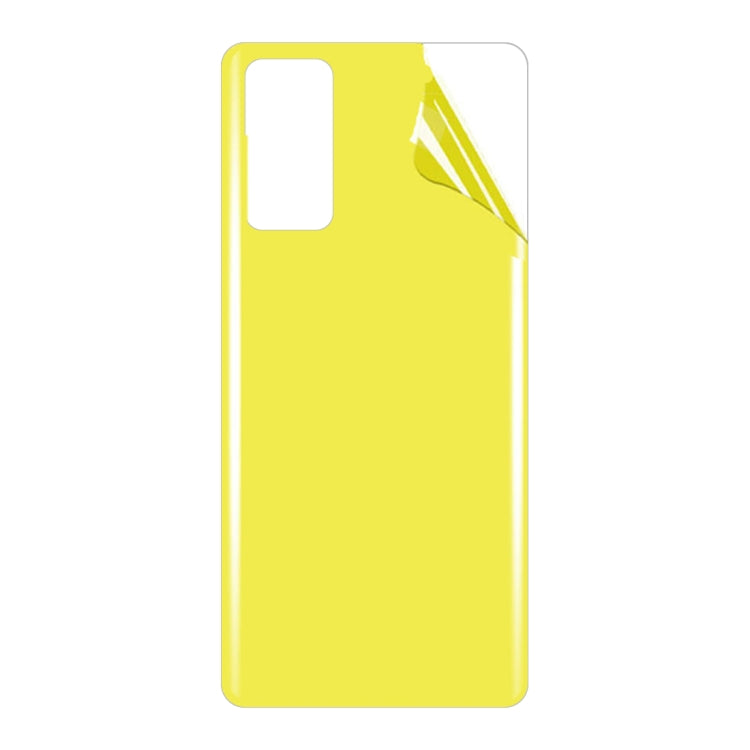 For Samsung Galaxy S20 FE 5G Soft TPU Full Coverage Rear Screen Protector