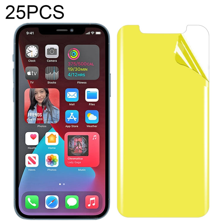 25 PCS Soft TPU Full Coverage Front Screen Protector For iPhone 12 Pro Max