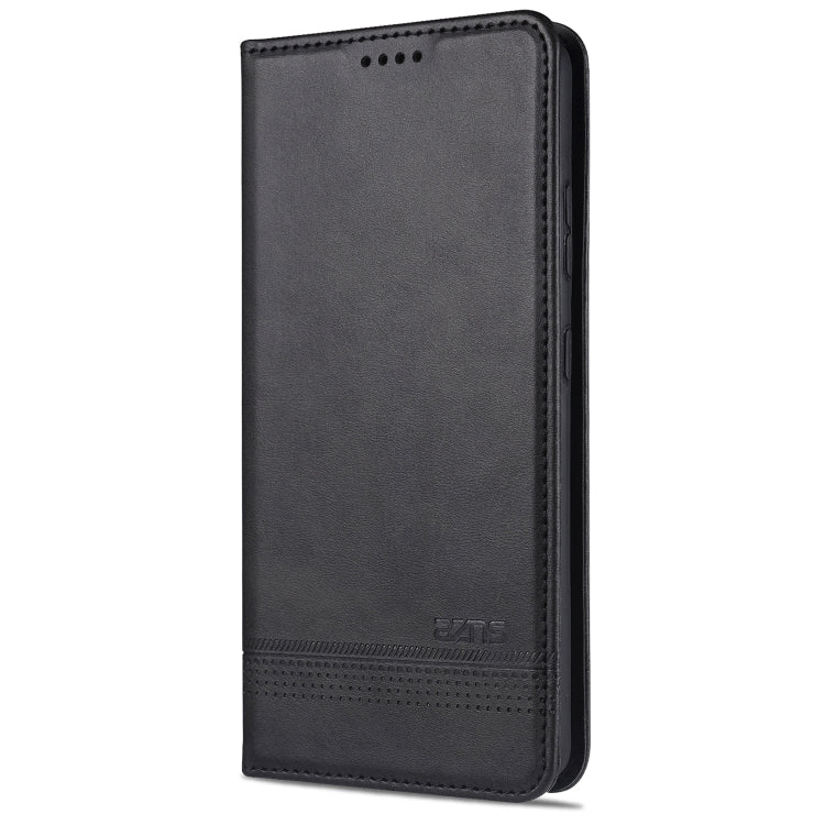 For Samsung Galaxy S21 5G AZNS Magnetic Calf Texture Horizontal Flip Leather Case with Card Slots & Holder & Wallet
