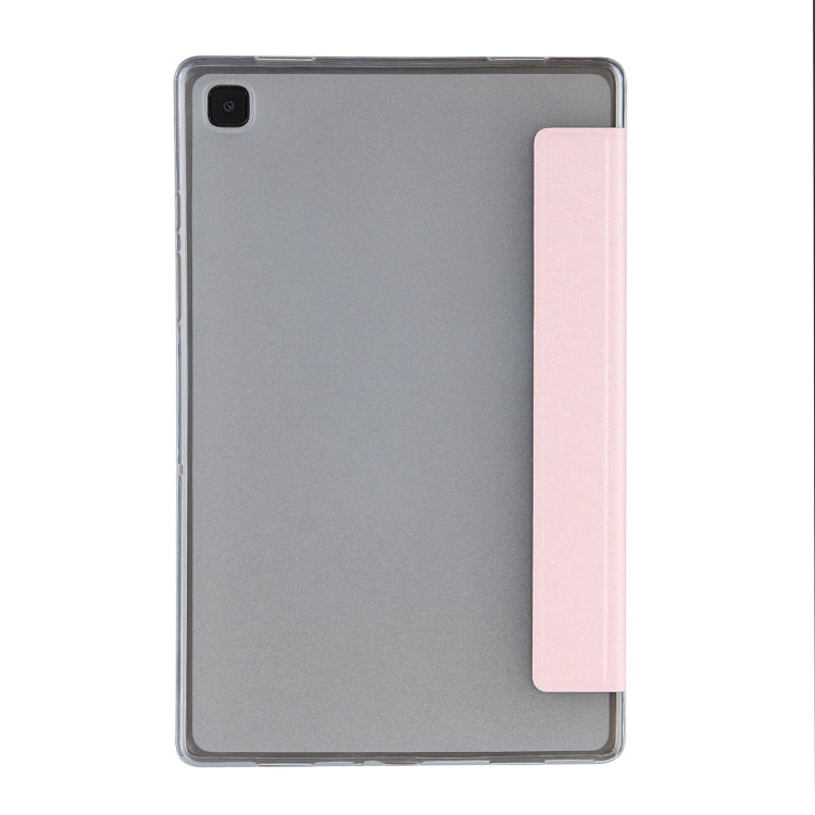 For Samsung Galaxy Tab A7 10.4 (2020) Coloured Drawing Pattern Horizontal Flip Leather Case with Three-folding Holder