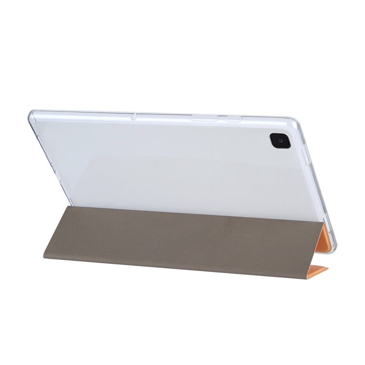 For Samsung Galaxy Tab A7 10.4 (2020) Coloured Drawing Pattern Horizontal Flip Leather Case with Three-folding Holder