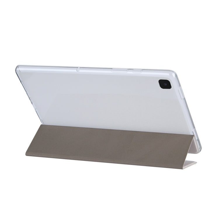 For Samsung Galaxy Tab A7 10.4 (2020) Coloured Drawing Pattern Horizontal Flip Leather Case with Three-folding Holder