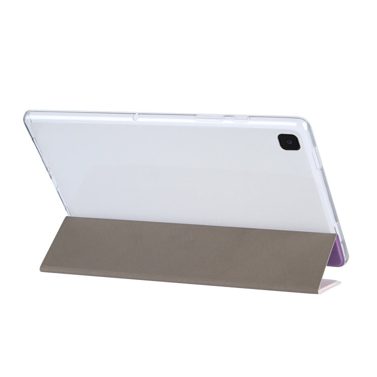 For Samsung Galaxy Tab A7 10.4 (2020) Coloured Drawing Pattern Horizontal Flip Leather Case with Three-folding Holder